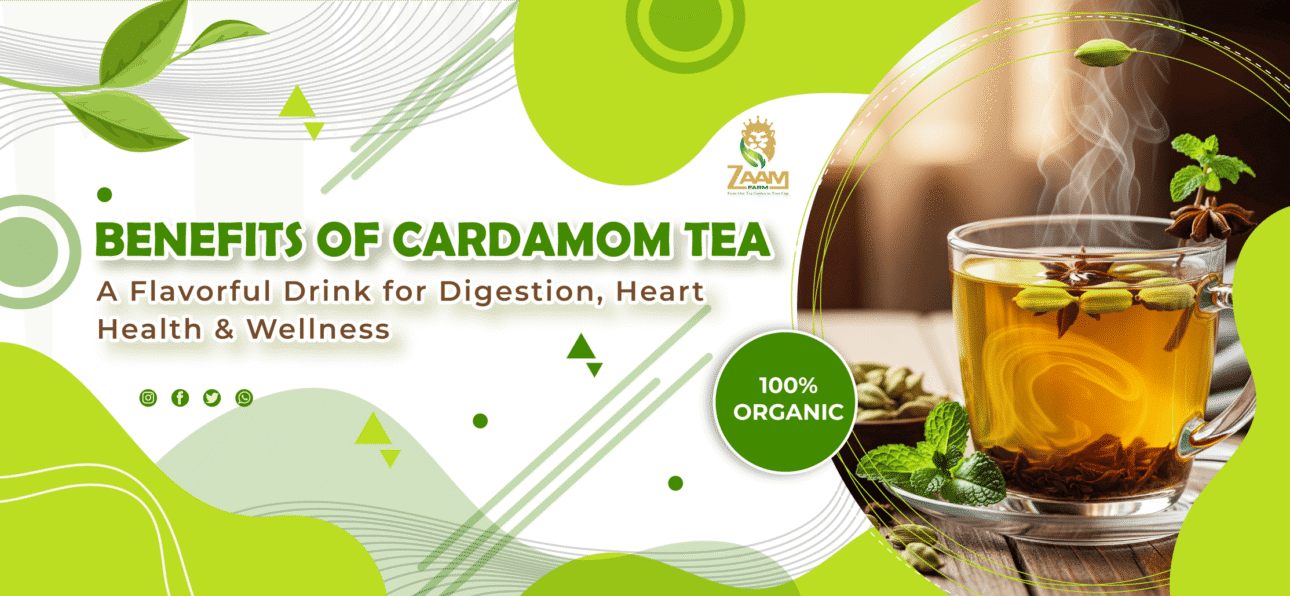Benefits of Cardamom Tea – A Flavorful Drink for Digestion, Heart Health & Wellness