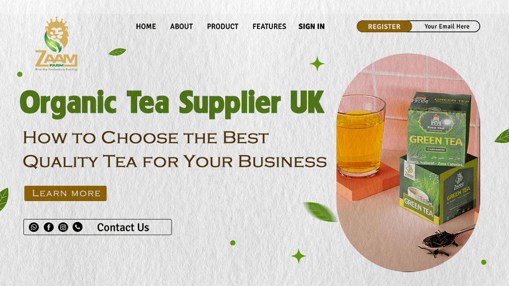 banner Organic Tea Supplier UK