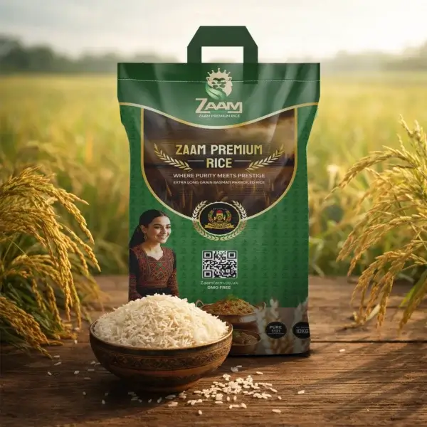Premium extra-long basmati grains