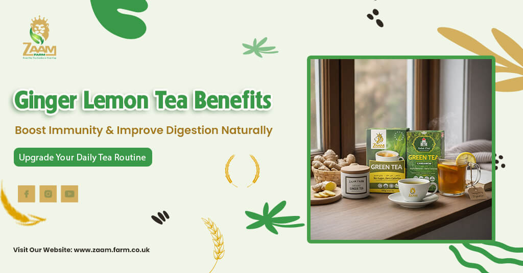 Ginger Lemon Tea Benefits banner
