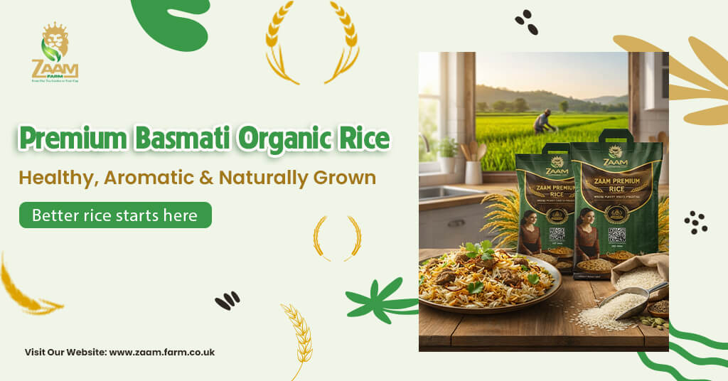 Premium Basmati Organic Rice banner